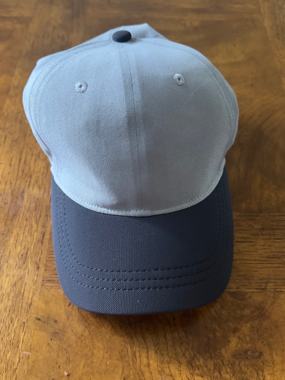 Vintage Lululemon Baller Hat Baseball Cap Light Dark Gray Heathered Black Soft